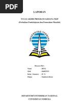 Download LAPORAN  TUGAS AKHIR by Jhon Revhy SN58774885 doc pdf