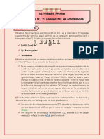 Actividades previas sobre compuestos de coordinación