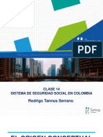 Clase14 - Sistema de Seguridad Social en Colombia