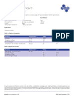 Neoprene Rubber Cord: PAR Group LTD Technical Data Sheet