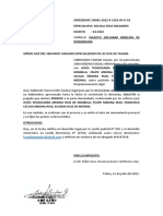 Solicitud de declarar rebeldía de demandados en proceso de herencia