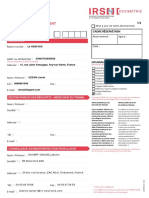 IRSN Dosimetrie Formulaire Abonnement