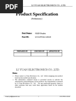 OLED Module 1.12 Inch-White-27 - 38.9 - 1.28mm - Datasheet