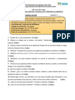 Nivelación de Castellano Grado 9° 2022