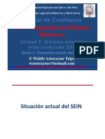 15 Semana 10M Unidad 3.1a - Situación Actual Del SEIN