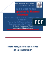 13 Semana 8V Unidad 2.3 - Metodologías de Planeamiento de Transmisión