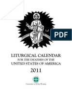 Liturgical Calendar: United States of America