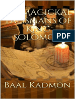 The Magickal Talismans of King Solomon by Baal Kadmon