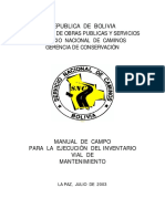 01.manual de Campo Del Inventario Vial de Mantenimiento - SNC