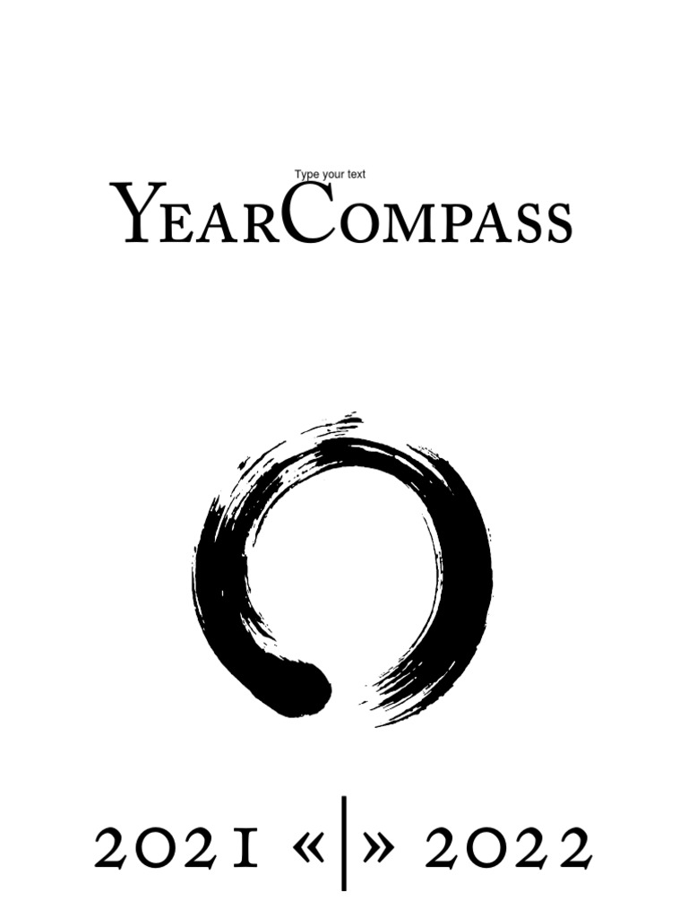 Yearcompass Booklet Fillable Pdf