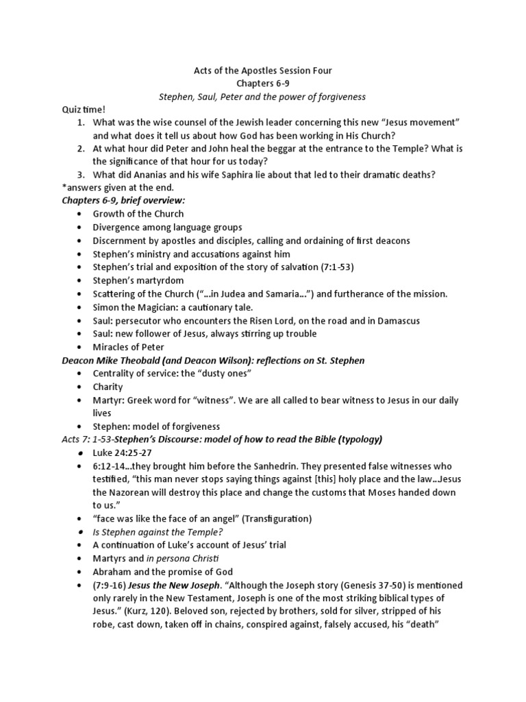 the-power-of-forgiveness-a-summary-of-acts-chapters-6-9-pdf-jesus