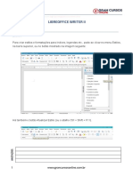 LibreOffice Writer II: Estilos, Formatação de Parágrafos e Quebras de Página