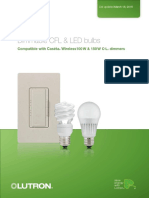 Dimmable CFL & LED Bulbs: Compatible With Caséta Wireless100 W & 150 W C L Dimmers