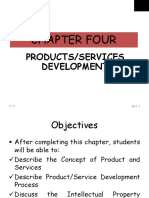 Chapter Four: Products/Services Development