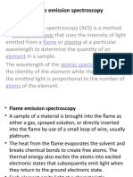 Atomic Emission Spectroscopy: Flame Element Atomic Spectral Line Atoms