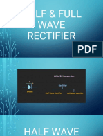 Half and Full Wave Rectifier
