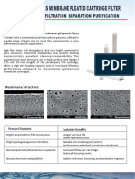 PES Membrane Pleated Filter