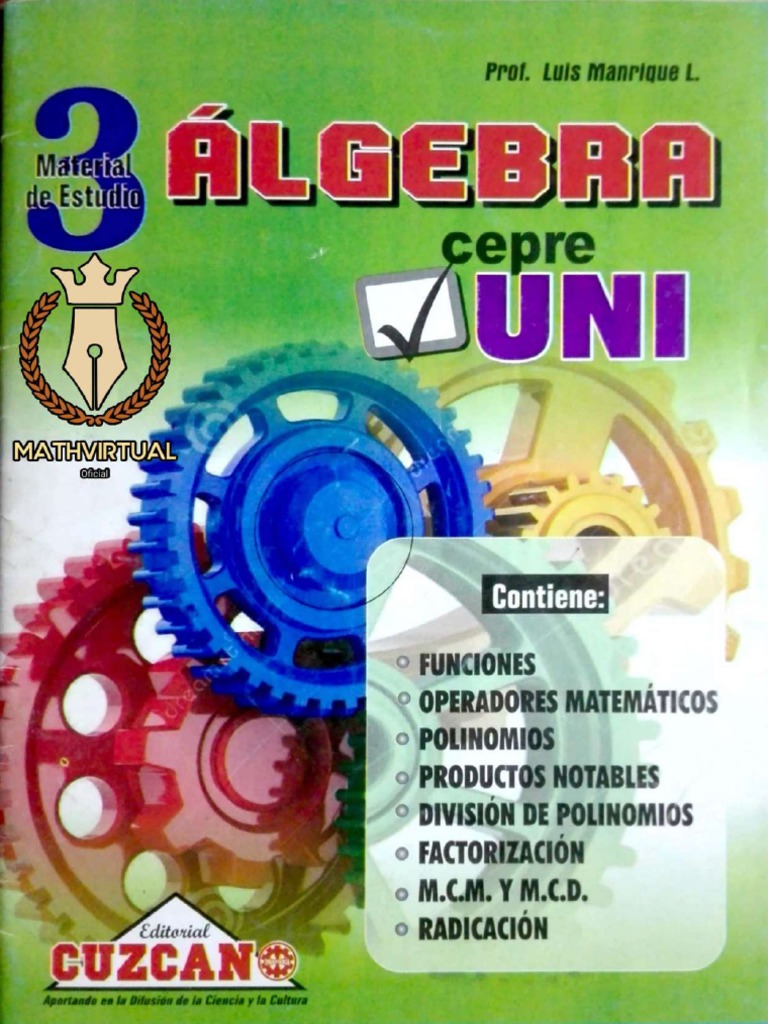 Álgebra 3 | PDF