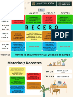 Horario Semanal 3 f (Grupo 6)