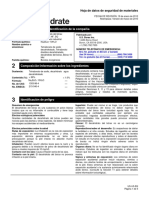 MSDS Borax Decahidratado