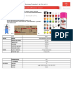 Especificaciones de Aerosol Byp