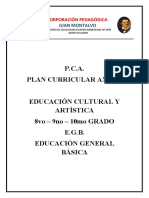 Educacion Cultural y Artistica 8vo-10mo