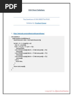 FRAZ DSA Sheet Solutions by Prashant