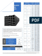 Tubo de Acero Cuadrado de Acero Astm A500