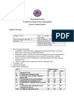 Programa Da Disciplina de Direito Das Autarquias Locais 2021