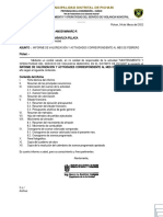 Seguridad Ciudadana Informe N°002 Informe Del Residente Febrero