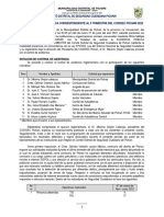 Seguridad Ciudadana Acta N°001 Audiencia Publica Codisec Ii