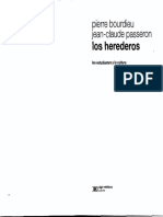 Bourdieu Passeron (2009) (1964) Los Herederos. Los Estudiantes y La Cultura (Conclusión)