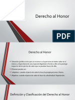 15. Derecho al honor