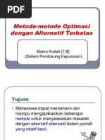 Download Pertemuan 5 Optimasi Dengan Alter Nat If Terbatas - Lengkap by b41m_naruto SN58779634 doc pdf