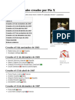 Lista de Cardenales de Pío X de 1903 A 1914