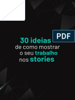 30 Ideias de Como Mostrar o Seu Trabalho Nos Stories