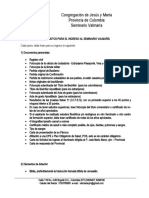 Requisitos de Ingreso Al Seminario