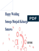 Happy Wedding