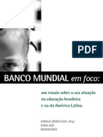 Banco Mundial em Foco - O Impacto Do Banco Mundial Nas Politicas de Educacao