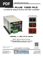 Pump Plus 1000 PLC: Automatic Single Output Battery Charger