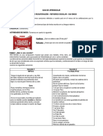 Guia de Aprendizaje - Semana de Recuperacion - Quinto Año - Comunicacion