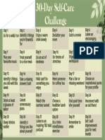 Folio 1 - 30-Day Self-Care Challenge Card 2022