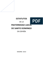 Estatuto Fraternidad Laical Santo Domingo