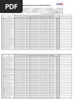 School Form 2 (SF 2) - Blank Template