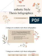 Cottagecore Aesthetic Style Thesis Infographics by Slidesgo