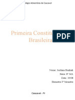 Primeira Contituição Brasileira