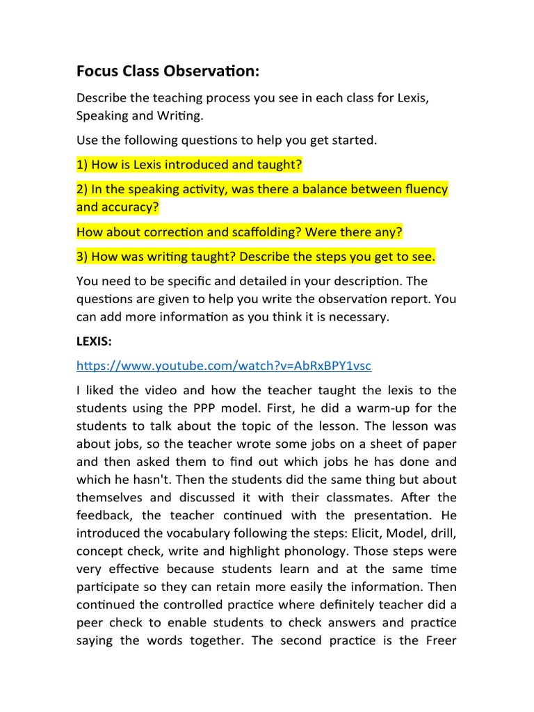 Teaching Lexis, Speaking, and Writing | PDF | Reading Comprehension ...