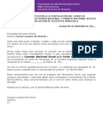Fomato de Carta de Aceptacion de Postulacion Al CNS o CHN