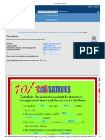 Causatives: Live Worksheets English English As A Second Language (ESL) Causative: Have Something Done