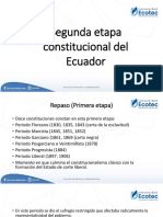 Segunda etapa constitucional Ecuador